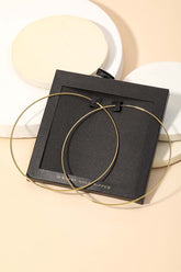 Gold OR Silver Dipped Classic Hoops